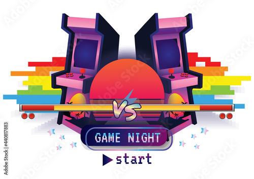Game zone game icon background vector