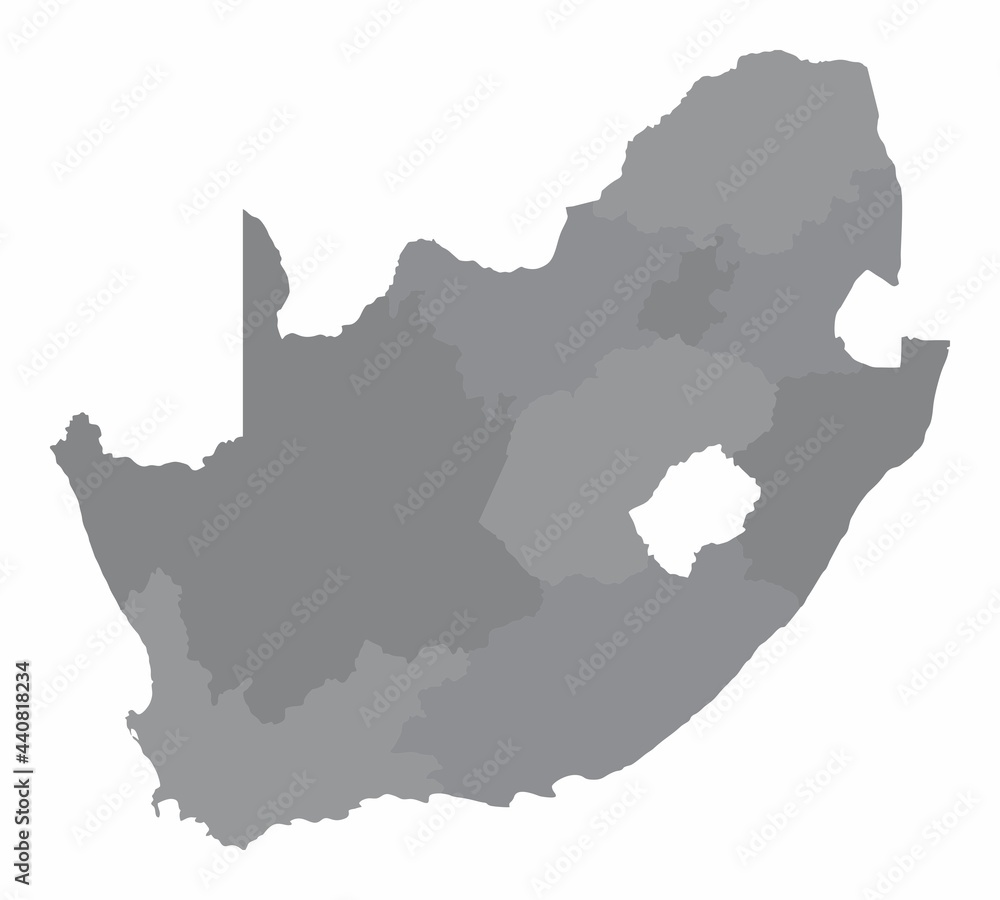 Fototapeta premium South Africa administrative map