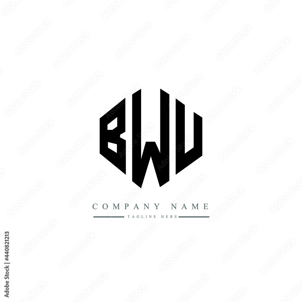 BWU letter logo design with polygon shape. BWU polygon logo monogram. BWU cube logo design. BWU hexagon vector logo template white and black colors. BWU monogram, BWU business and real estate logo. BWU letter logo design with polygon shape. BWU polygon logo monogram. BWU cube logo design. BWU hexagon vector logo template white and black colors. BWU monogram, BWU business and real estate logo.
