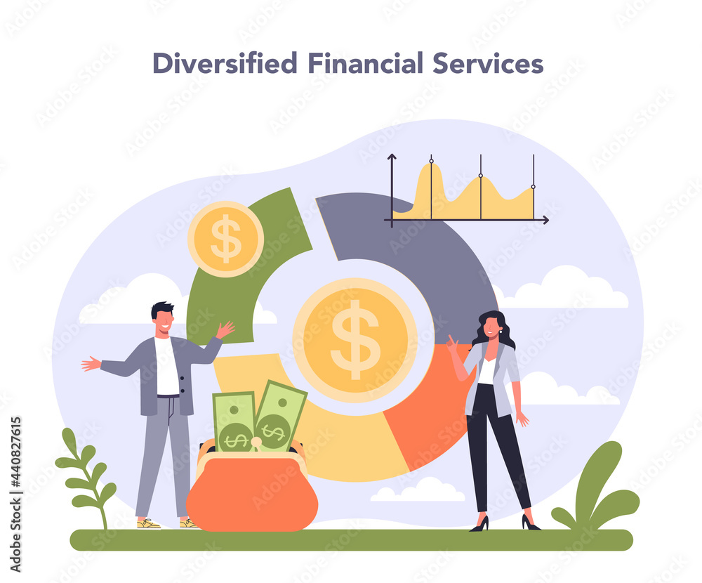 Diversified financial industry. Financial company providing financial
