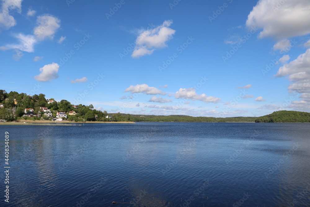 Rådasjön lake in Mölndal, Gothenburg Sweden