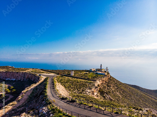 Mesa Roldan lighthouse, Cabo de Gata, Spain