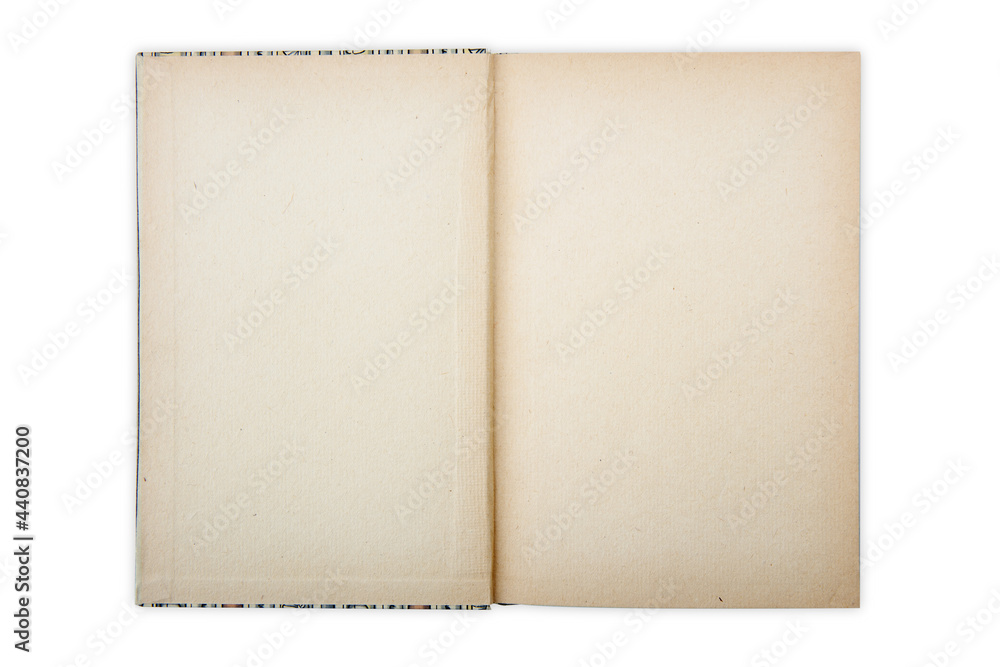 Opened antique book Opened antique book