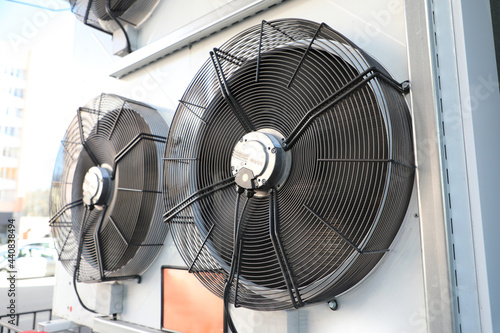 air conditioning on the building