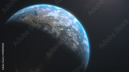 earth in space