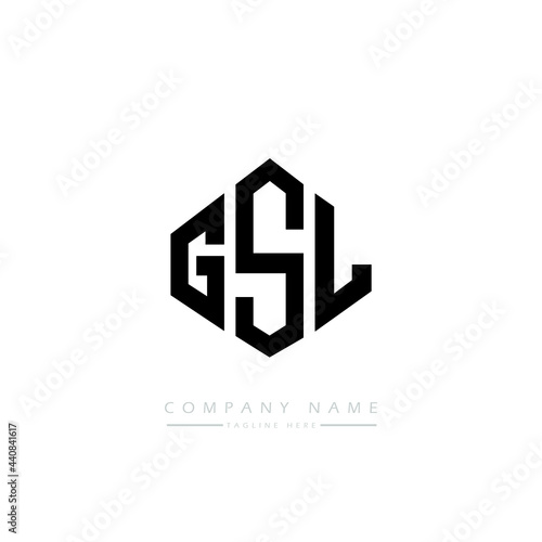 Free Download GSL letter logo design with polygon shape. GSL polygon logo monogram. GSL cube logo design. GSL hexagon vector logo template white and black colors. GSL monogram, GSL business and real estate logo.  - GFXLoad