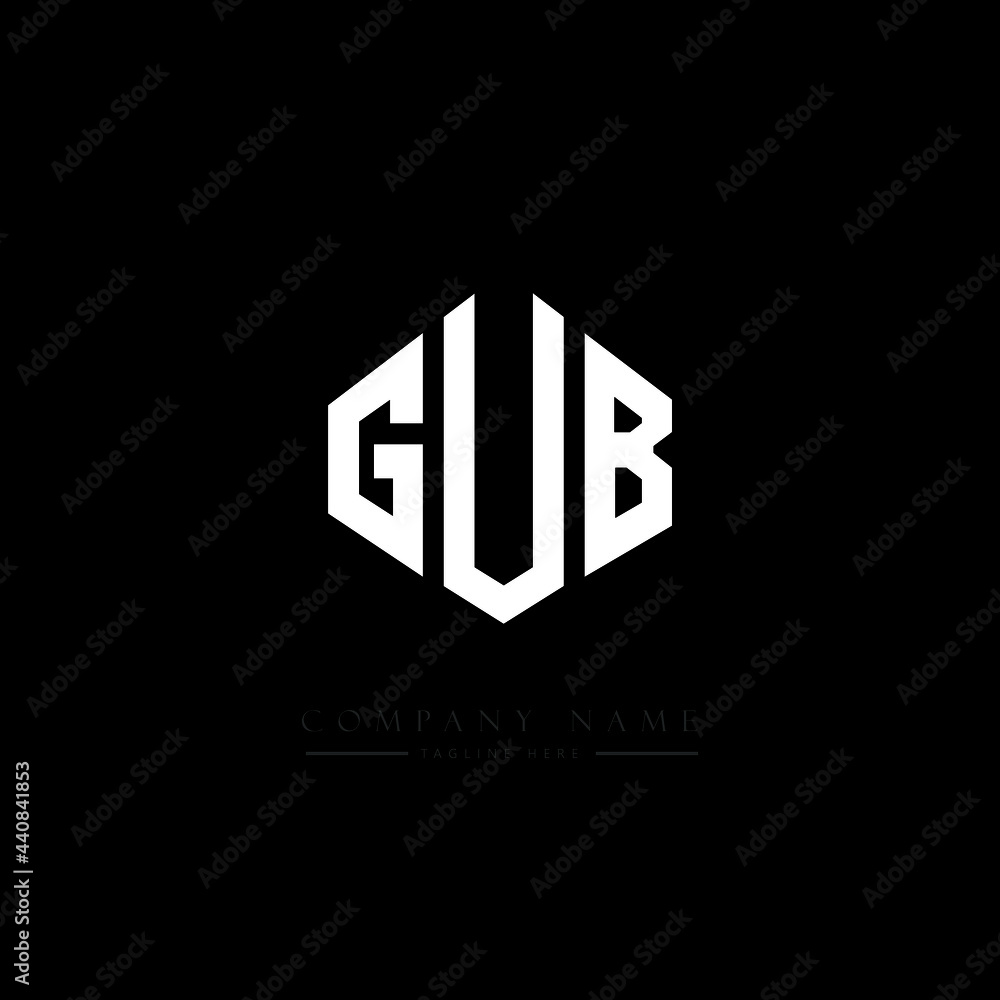 GUB letter logo design with polygon shape. GUB polygon logo monogram. GUB cube logo design. GUB hexagon vector logo template white and black colors. GUB monogram, GUB business and real estate logo. GUB letter logo design with polygon shape. GUB polygon logo monogram. GUB cube logo design. GUB hexagon vector logo template white and black colors. GUB monogram, GUB business and real estate logo.