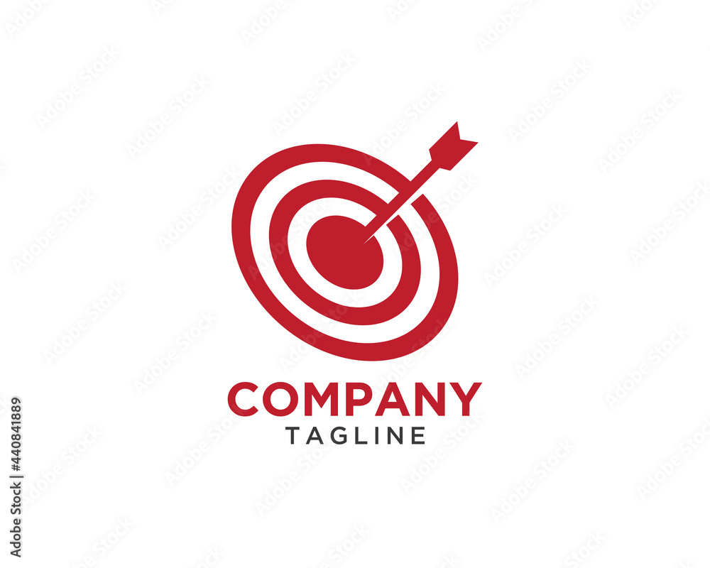 target logo vector creative design template
