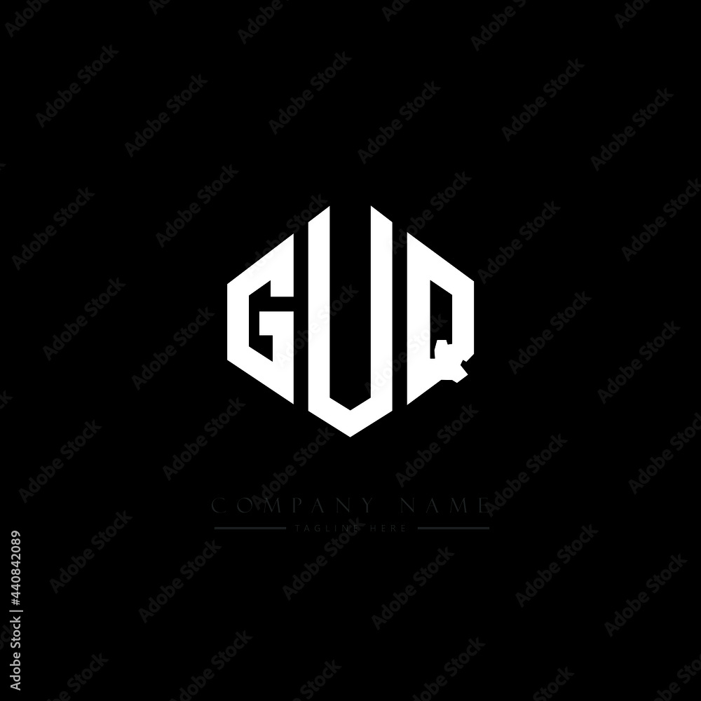 GUQ letter logo design with polygon shape. GUQ polygon logo monogram. GUQ cube logo design. GUQ hexagon vector logo template white and black colors. GUQ monogram, GUQ business and real estate logo. GUQ letter logo design with polygon shape. GUQ polygon logo monogram. GUQ cube logo design. GUQ hexagon vector logo template white and black colors. GUQ monogram, GUQ business and real estate logo.