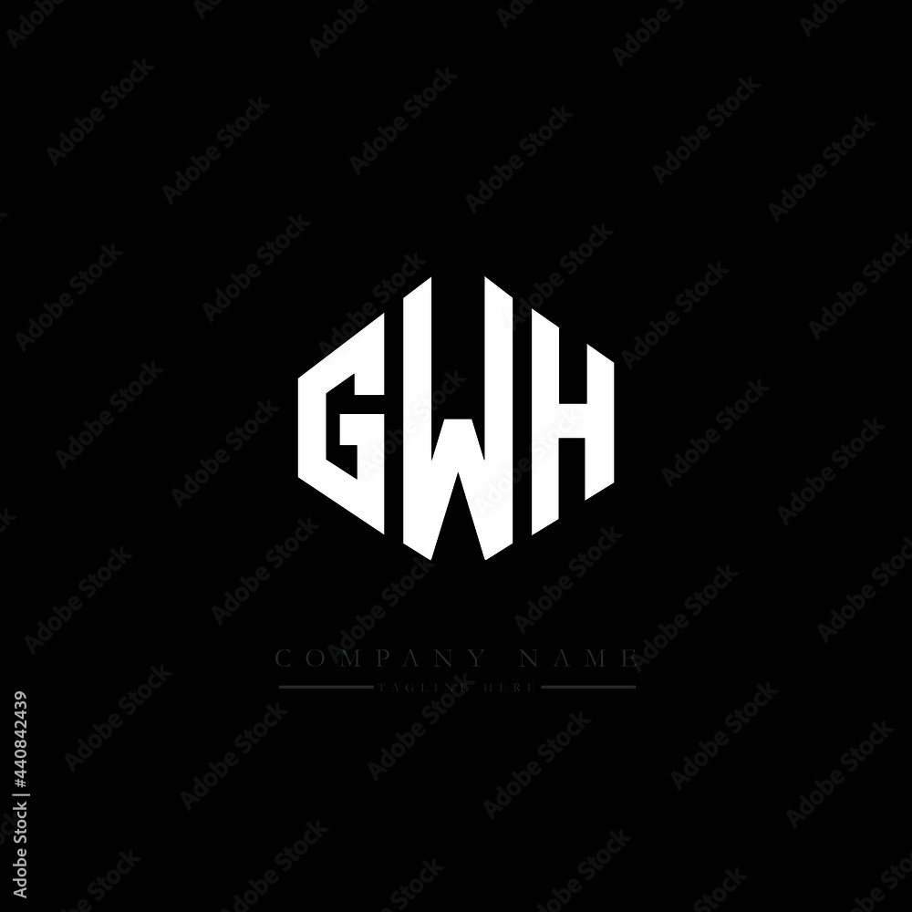 GWH letter logo design with polygon shape. GWH polygon logo monogram. GWH cube logo design. GWH hexagon vector logo template white and black colors. GWH monogram, GWH business and real estate logo. GWH letter logo design with polygon shape. GWH polygon logo monogram. GWH cube logo design. GWH hexagon vector logo template white and black colors. GWH monogram, GWH business and real estate logo.
