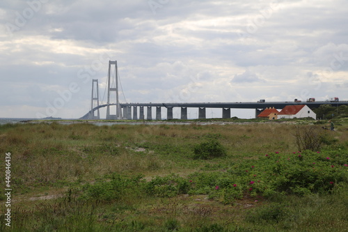 Connection from Sweden to Denmark via the Baltic Sea the Öresund Bridge 