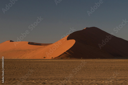 huge dune in the desert