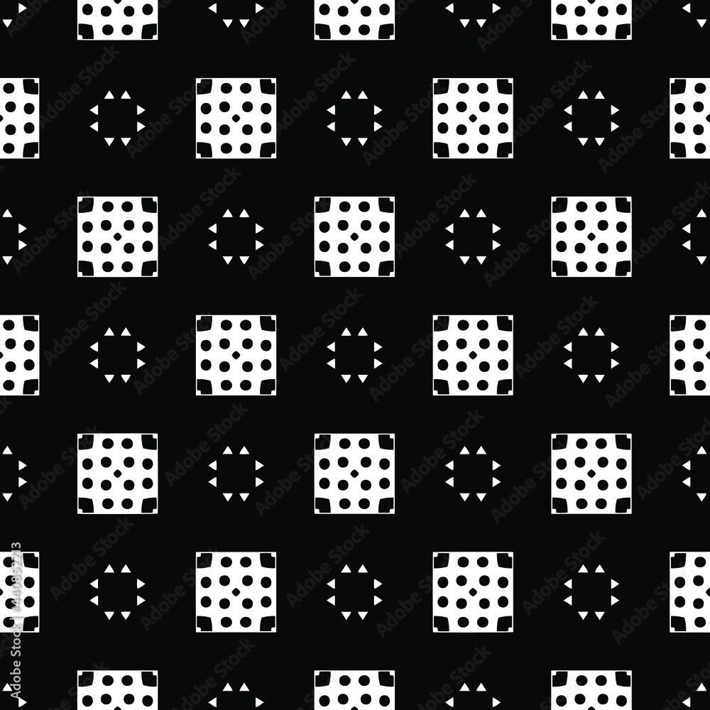 floral seamless pattern background. Geometric ornament for wallpapers and backgrounds. pattern with Black and white color. floral seamless pattern background. Geometric ornament for wallpapers and backgrounds. pattern with Black and white color.