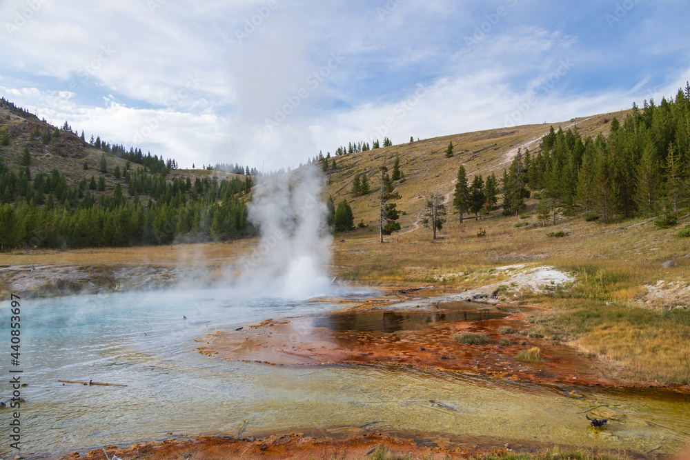 Imperial Geyser, Yellowstone National Park, Wyoming, USA Imperial Geyser, Yellowstone National Park, Wyoming, USA