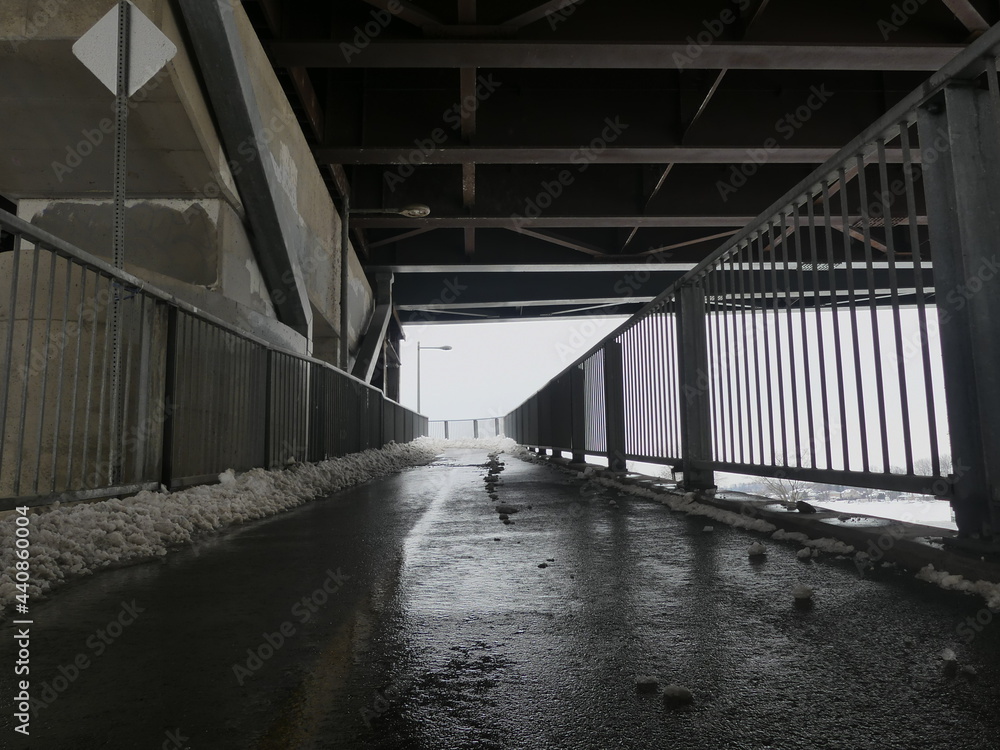 Fototapeta premium a bridge in the city