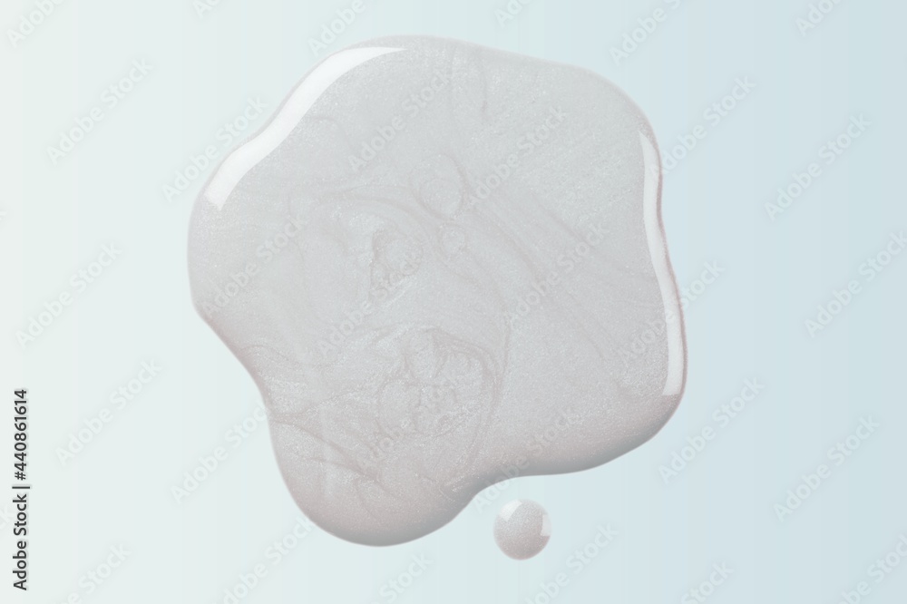 Liquid gel cosmetic smudge texture on the background. Liquid gel cosmetic smudge texture on the background.
