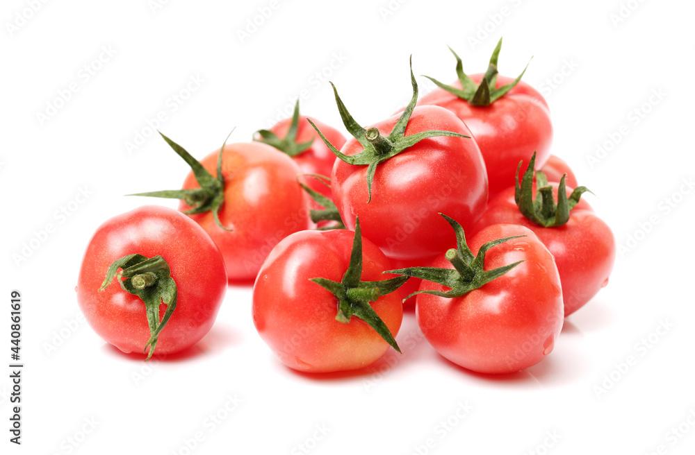 tomatoes isolated on white background