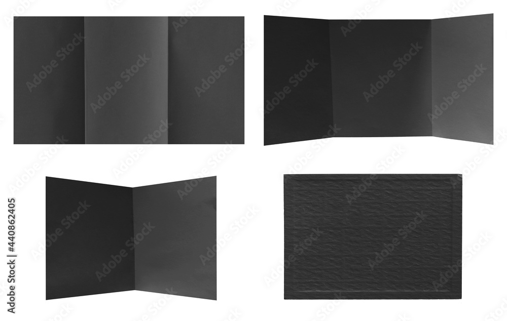 black ripped paper, space for advertising copy