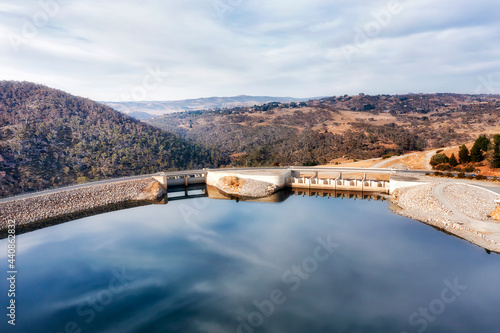 D Jindabyne dam sky from lake photo