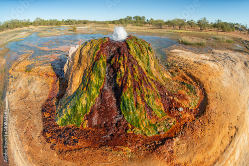 Hot Artesian bore at Burketown Queensland.