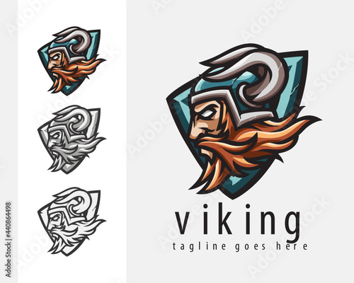 Viking Logo Mascot Design