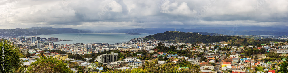 Wellington city harbor, New Zealand