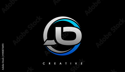 JO Letter Initial Logo Design Template Vector Illustration