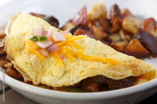 Omelet with Hash browns