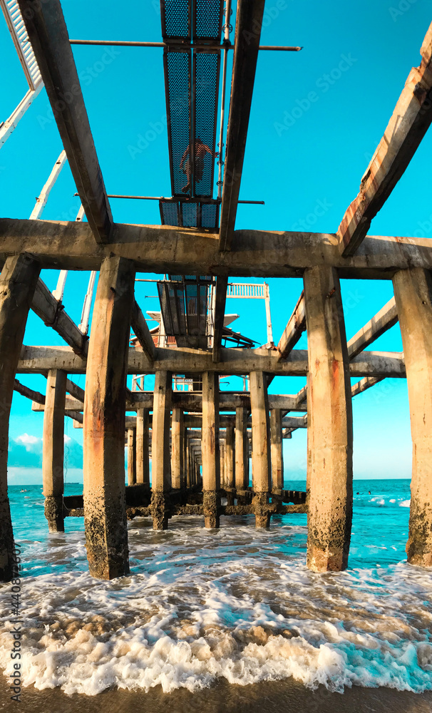 old wooden bridge