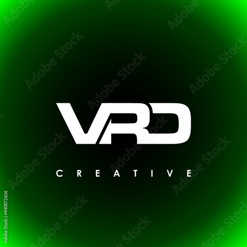 VRD Letter Initial Logo Design Template Vector Illustration photo