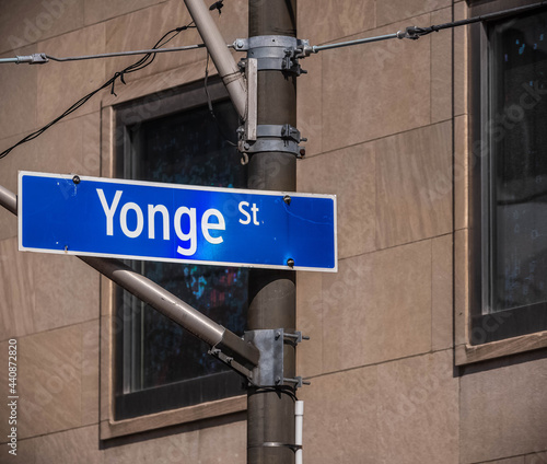 Photography The Yonge street sign.