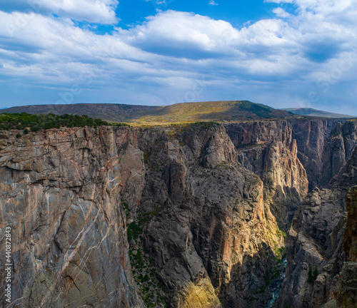 Sun streaked Chasm View - Black Canyon of the Gunnison
