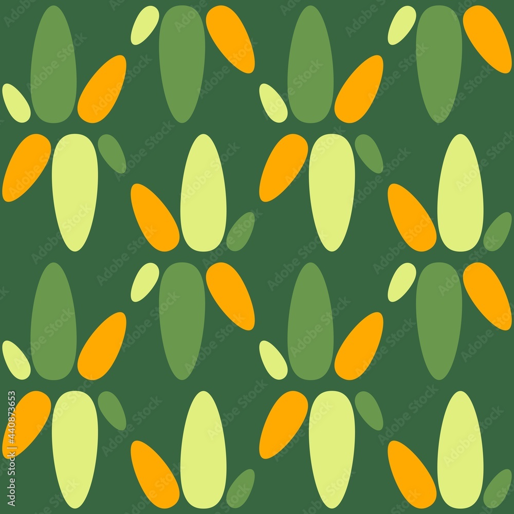 Rounded abstract seamless pattern - retro accent for any surfaces. Rounded abstract seamless pattern - retro accent for any surfaces.