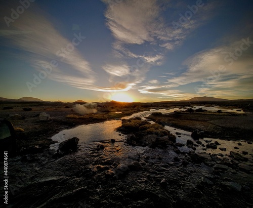 bolivian sunset