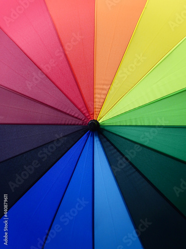 multicolored umbrella texture, colorful fabric background