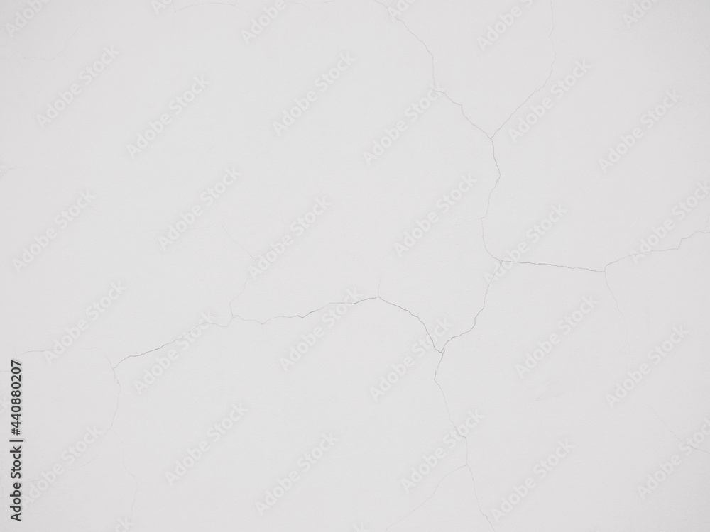 Fototapeta premium crack white wall texture impact from earthquake