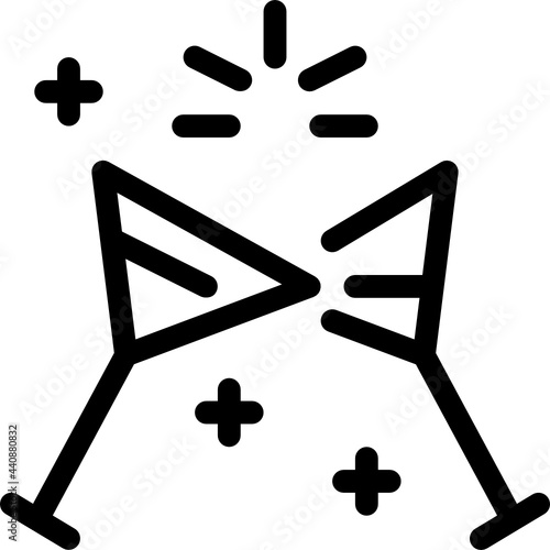 clink outline icon