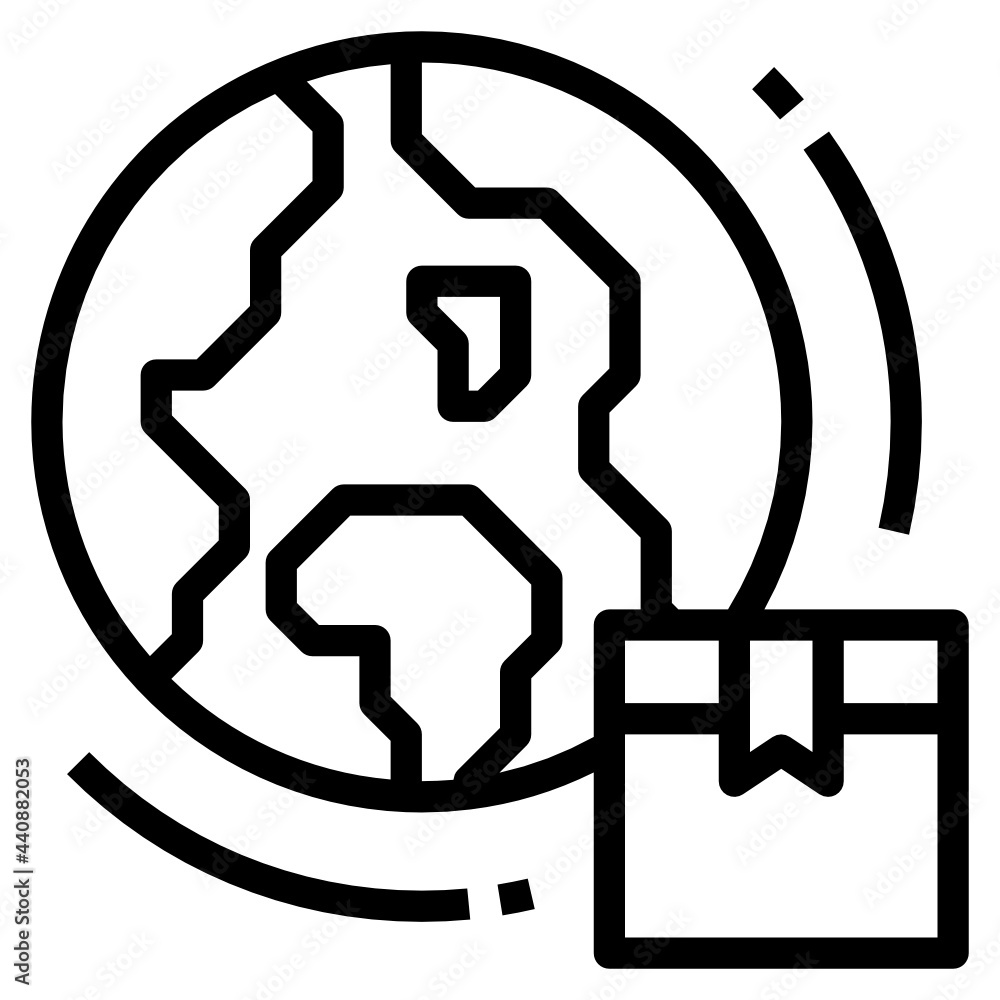 Logistic outline icon Logistic outline icon