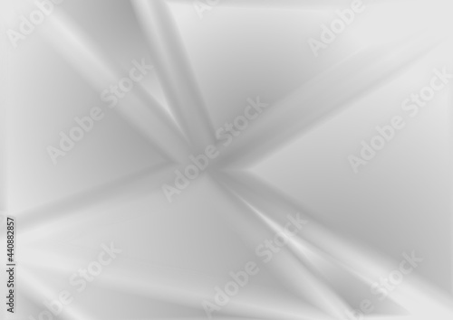 Grey smooth abstract geometric low poly background. Vector design