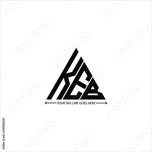 KEB letter logo creative design. KEB unique design
