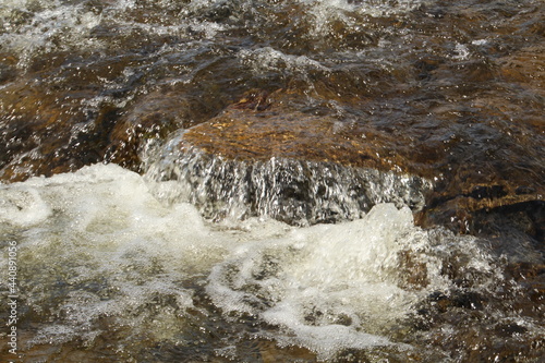 Flow Over The Rocks, Nordegg, Alberta   © Michael Mamoon