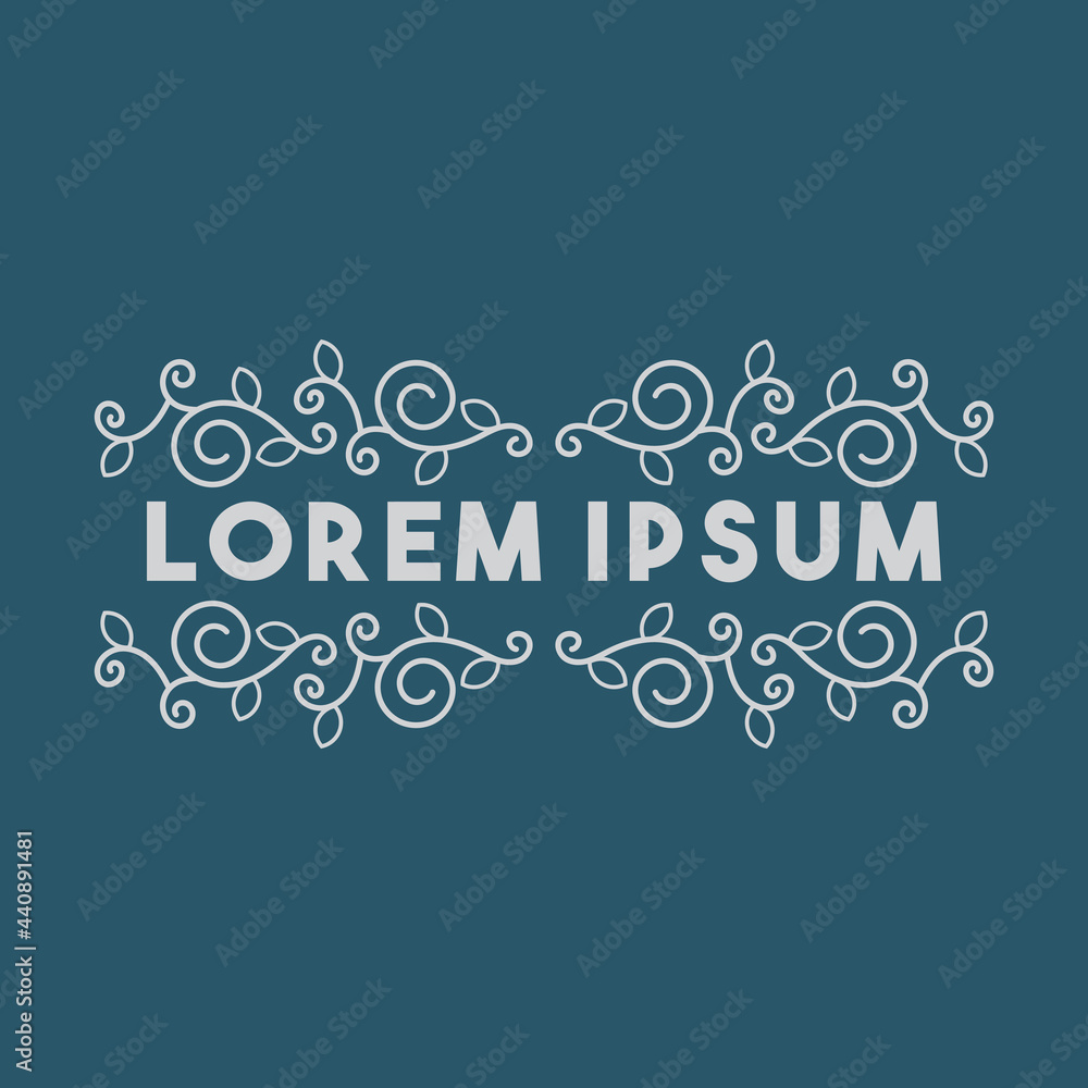 a simple frame of ornament vector image a simple frame of ornament vector image