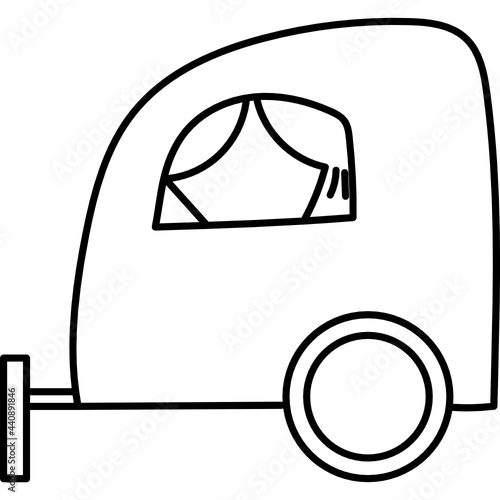 motorhome line icon