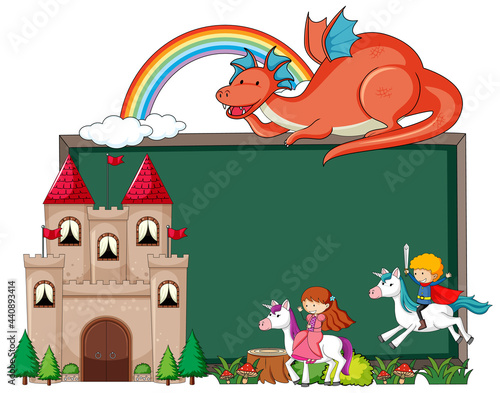 Fairy tale banner template
