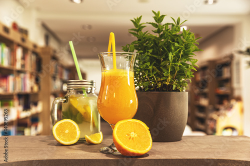 Fresh cool orange juice