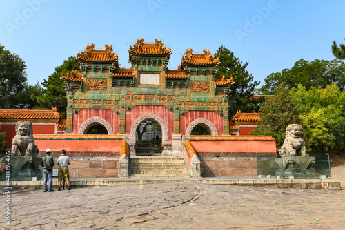 Summer Resort, Chengde City, Hebei Province, China: Ancient buildings of ancient Chinese imperial gardens photo