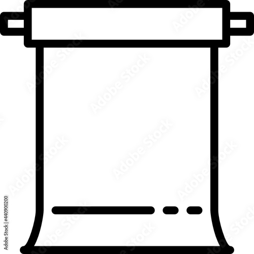 studio backdrop outline icon