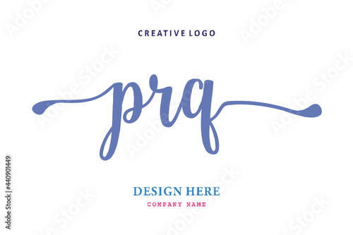 PRQ lettering logo is simple, easy to understand and authoritative