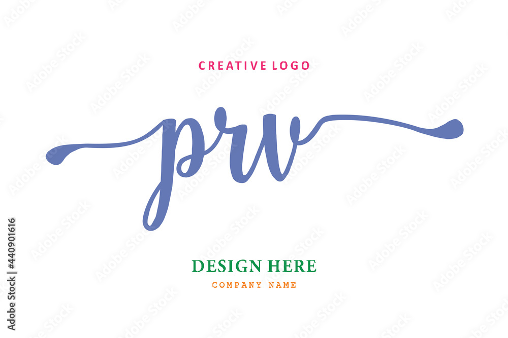 PRV lettering logo is simple, easy to understand and authoritative PRV lettering logo is simple, easy to understand and authoritative
