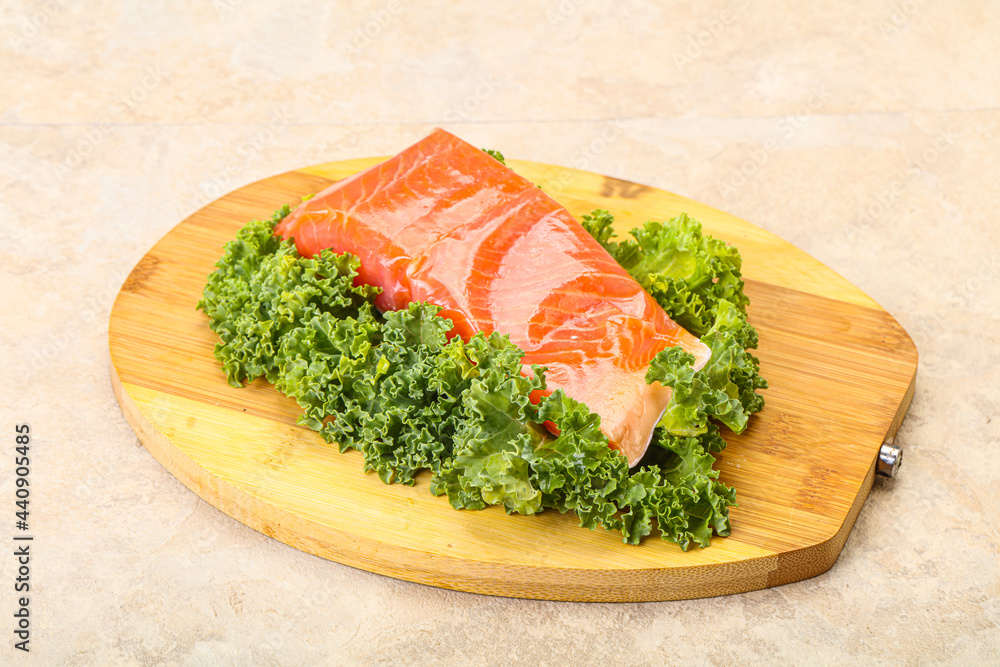 Salmon fillet slice for cooking Salmon fillet slice for cooking